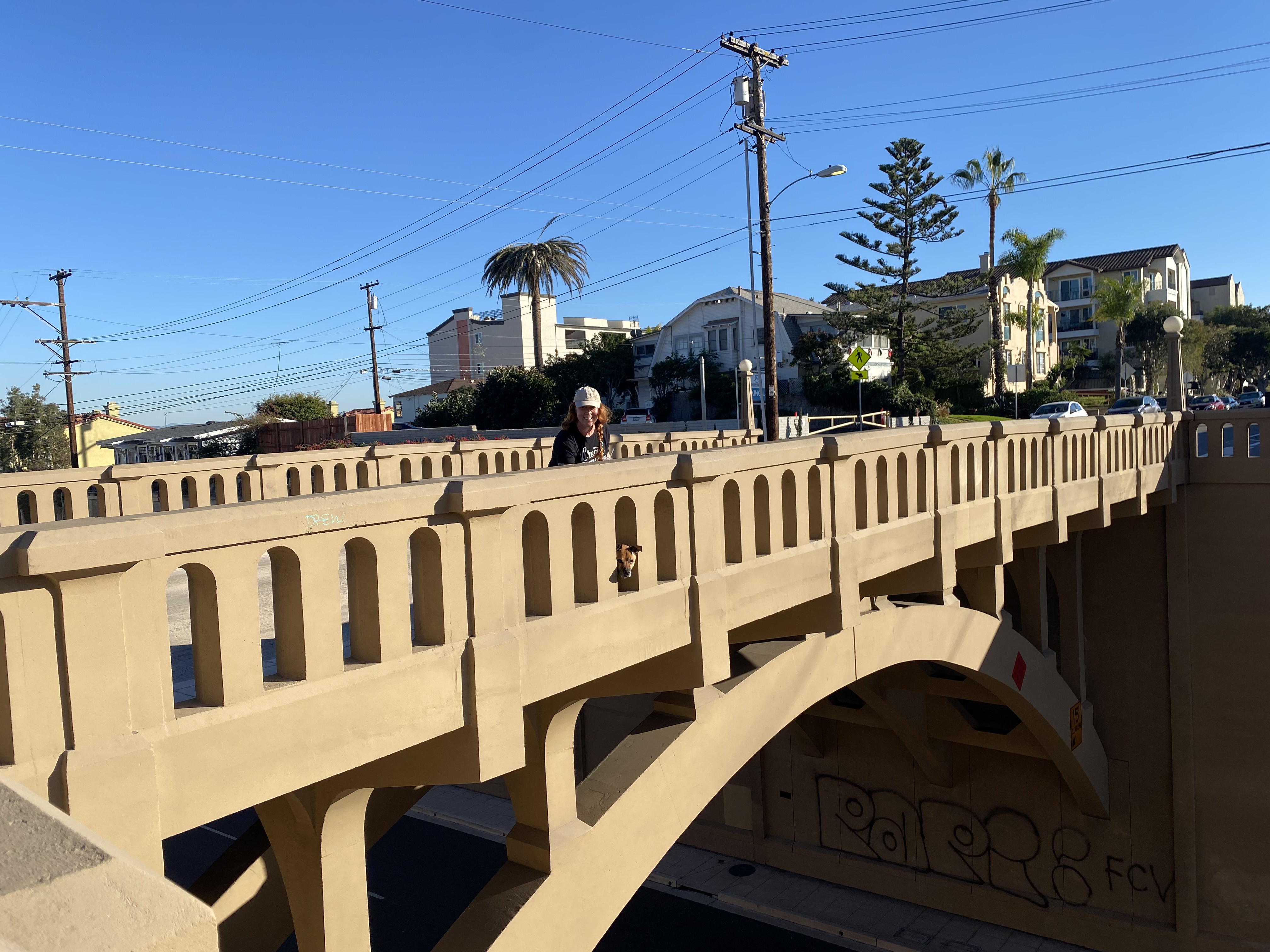 bridge hike in San Diego