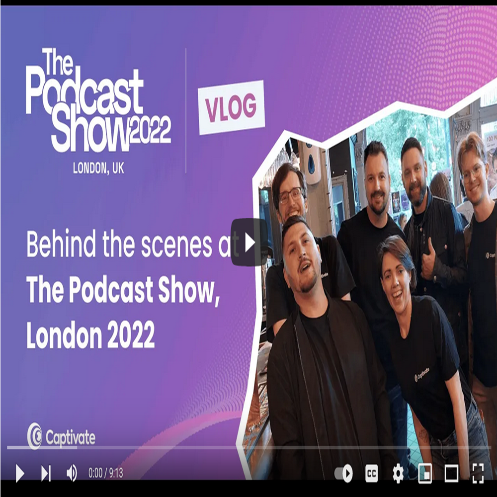 The Podcast Show 2022_Captivate _Vlog - Behind the scenes!
