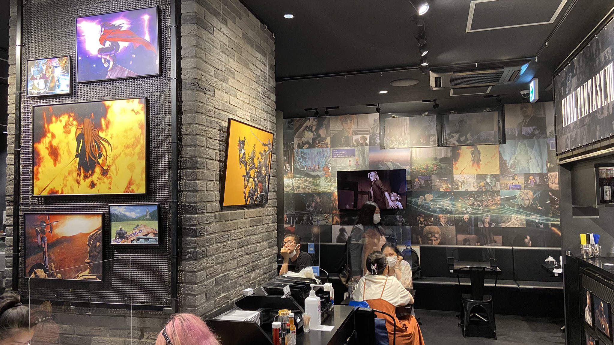 Inside the Square Enix Cafe
