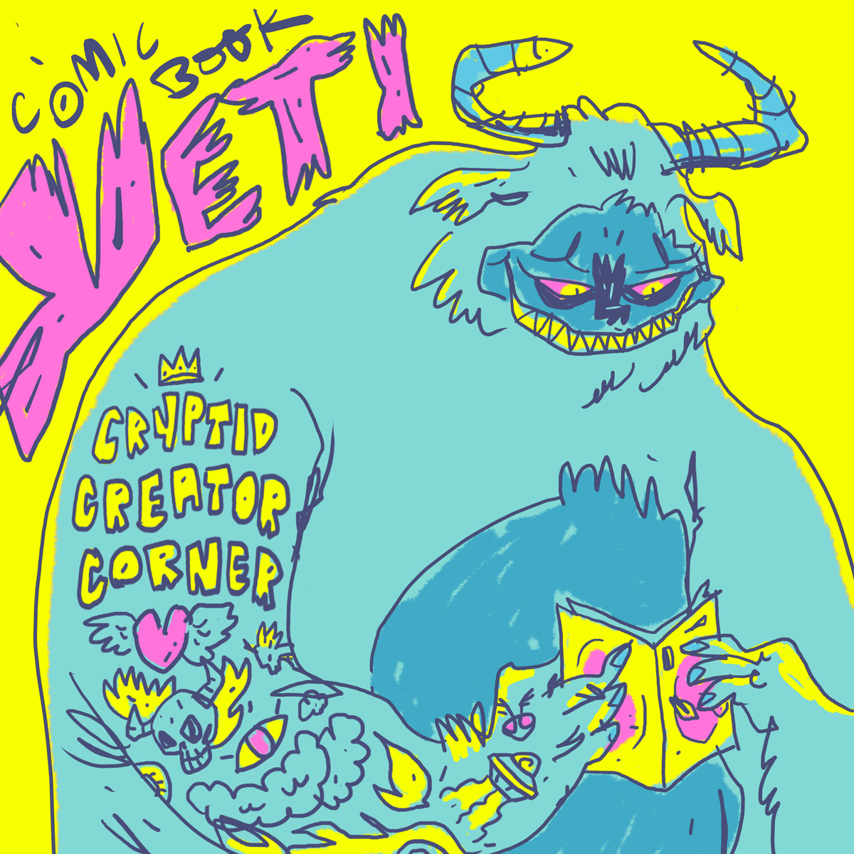 Son M talks Something Crawled Out | The Comic Book Yeti Cryptid Creator  Corner podcast